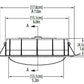 Lithonia WF6 ADJ LED 30K40K50K 90CRI MB M6 6" Gimbal Wafer-Thin Housing-Free LED Downlight, IC/ Non-IC, New Construction/ Remodel, Switchable Color Temperature, 3000K, 4000K, 5000K, 90 CRI, Matte Black
