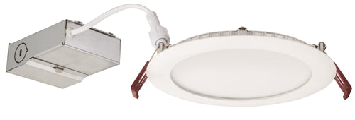Lithonia WF6 LED 30K40K50K 90CRI MW M6 14W 6" Wafer-Thin Housing-Free LED Downlight, Switchable 3000K, 4000K, 5000K, 90 CRI, Matte White