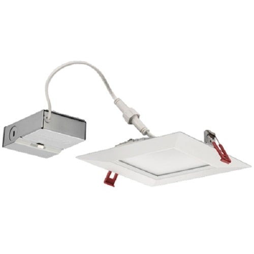 Lithonia WF6 SQ S LED 40K BN M6 920 Lumens 6 inch LED Slim Recessed Downlight, Canless, 13 Watts, 4000K, Brushed Nickel, 75 Watt Equal