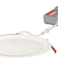 Lithonia WF8 ALO42 SWW5 90CRI MVOLT MW M6 8" 22W Wafer-Thin LED Downlight, Switchable 1500/1750/1950 Lumens, Selectable CCT 2700K/3000K/3500K/4000K/5000K, 90 CRI, 0-10V, Matte White