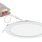Lithonia WF8 SWW5 90CRI MW 20W 8" Wafer-Thin Housing-Free LED Downlight, Switchable 2700K, 3000K, 3500K, 4000K, 5000K, 90 CRI, Matte White