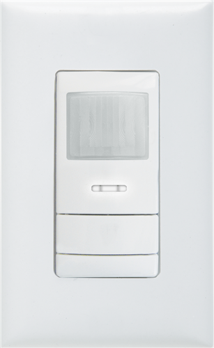 Lithonia WSX WH Commercial Grade 2025 sq. ft. Occupancy Motion Sensor In-Wall Switch White