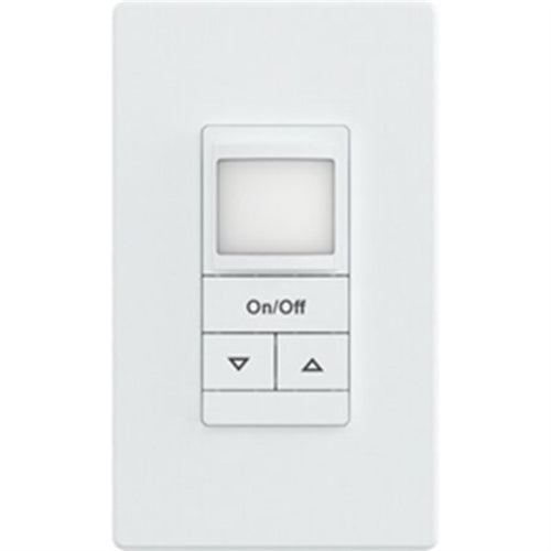 Lithonia WSXA PDT SA WH Wall Switch Sensor, PIR Detection Mode, On/ Off, Manual On or Automatic On, 120-277V, White