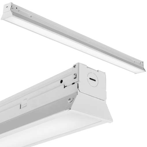 Lithonia ZL1F L48 6000LM MDD 480 35K 80CRI MB 70W 48" Architectural LED Striplight, Medium Diffuser, 480V, 80 CRI, Matte Black Finish