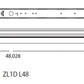 Lithonia ZL1D L48 7000LM FST MVOLT 40K 80CRI WH 7000 Lumens 4000K 4ft LED Strip Light Fixture Frosted Lens 59 Watts 3-Lamp T8 Equal 120-277V
