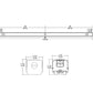 Lithonia ZL1N L48 5000LM FST MVOLT 35K 80CRI WH 5000 Lumens 3500K 4ft LED Strip Light Fixture Frosted Lens 34 Watts 2-Lamp T8 Equal 120-277V