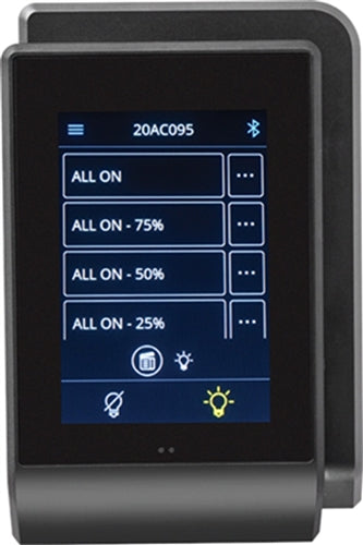 Lithonia nPOD TOUCH BL Touch Screen Wall Switch, Includes PS150, Black