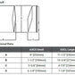 Lumark AXCS3A-CBP 27W Axcent LED Wall Light, Full Cutoff, 4000K, Carbon Bronze Finish, Cold Weather Battery Pack
