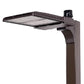 Lumark LAS100P-T5 LED Area Light, Pole Mount Arm, 1,000W HID Equivalent, Type V Distribution, 120-277V, Bronze