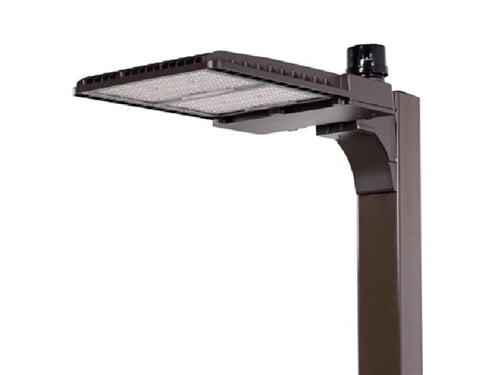 Lumark LAS100P-T5 LED Area Light, Pole Mount Arm, 1,000W HID Equivalent, Type V Distribution, 120-277V, Bronze