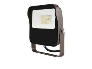 Lumark LSF120-TR-PC 25-35-45-65W LED Floodlight, Selectable CCT 3000K-4000K-5000K , 70 CRI, 120-347V, 50-60 Hz, Trunnion Mount, Dusk-to-Dawn via Button-Type Photocontrol