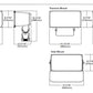 Lumark NFFLD-C25-S Night Falcon LED Floodlight, 120-277V, 10500 Lumens, Slipfitter Mount