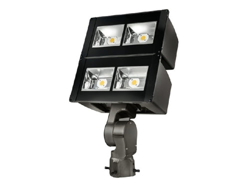 Lumark NFFLD-L-C100-D-480-66-S-CB 252W Night Falcon Large LED Floodlight, 120-277V, 33900 Lumens, 0-10V Dimming, NEMA 6Hx6V Wide, Slipfitter Mount, Carbon Bronze