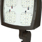 Lumark NHRS100US 80-290W Night Harrier Large LED Floodlight, Selectable CCT 3000K-4000K-5000K, 70 CRI, 120-277V, Slipfitter Mount