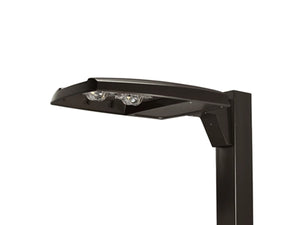 Lumark PRV-C60-740-D-UNV-T4-SA-BZ Prevail LED Area Light, 2 LEDs, 20000 Lumens, 70 CRI, 4000K, 0-10V Dimming, 120-277V, Type IV Distribution, QM Standard Versatile Arm Mounting, Bronze Finish