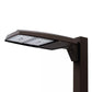 Lumark PRV-C15-730-D-UNV-T3-SA-BZ Prevail LED Area Light, 1 LED, 6900 Lumens, 70 CRI, 3000K, 0-10V Dimming, 120-277V, Type III Distribution, QM Standard Versatile Arm, Bronze