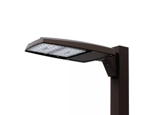 Lumark PRV-C15-730-D-UNV-T3-SA-BZ Prevail LED Area Light, 1 LED, 6900 Lumens, 70 CRI, 3000K, 0-10V Dimming, 120-277V, Type III Distribution, QM Standard Versatile Arm, Bronze