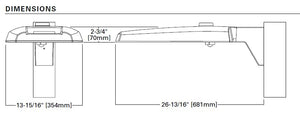 Lumark PRVS-C60-UNV-T4-MSP-DIM-L30 153W Discreet LED Area Lighting, 2 LEDs, 20000 Lumens, 120-277V, Type IV Distribution, Integrated Sensor for Dimming Operation