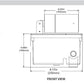Lumiere 1003-A2-RCS-RI-LED3090-F-CS-L1-UNV-MB 10W Lanterra 1003 Accent and Flood LED, 2 Heads, Indoor,  Recessed Lens, 3000K Color Temperature, Flood Optic, City Silver Finish, 120-277V, Ground Mount