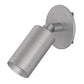 Lumiere 1003-A2-RCS-FL-LED3090-F-CS-L1-UNV-RSM 10W Lanterra 1003 Accent and Flood LED, 2 Heads, Flush Lens Hood, 3000K Color Temperature, Flood Optic, City Silver Finish, 120-277V, Round Surface Mount