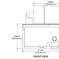 Lumiere 1004-A1-RCS-RI-LED2790-F-BK-L1-UNV-MB 10W Lanterra Accent and Flood LED, 1 Head, Indoor, Recessed Lens Hood, 2700K Color Temperature, 90 CRI, Flood Optic, Black Finish, 120-277V, Ground Mount Recessed Box