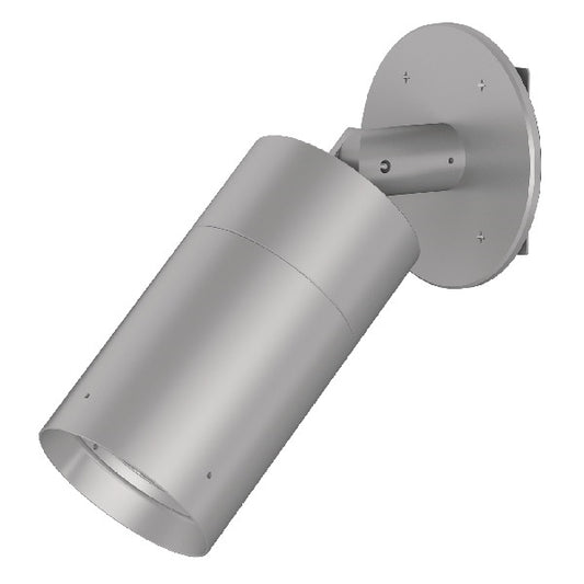 Lumiere 1004-A1-RCS-FL-LED3090-F-BK-L1-UNV-WRR 10W Lanterra Accent and Flood LED, 1 Head, Flush Lens Hood, 3000K Color Temperature, 90 CRI, Flood Optic, Black Finish, 120-277V, Round Wall Remote Driver Housing 