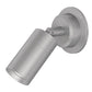 Lumiere 1004-A1-RCS-FL-LED3090-F-CS-L1-UNV-RSM 10W Lanterra Accent and Flood LED, 1 Head, Flush Lens Hood, 3000K Color Temperature, 90 CRI, Flood Optic, City Silver Finish, 120-277V, Round Surface Mount Direct to Junction Box
