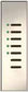 Lutron AR-M16-DN-BN-E HomeWorks QS Wired Architrave Replacement Faceplate, Door Narrow, 7-Button, Architectural Metal Finish (Faceplate Only), in Bright Nickel
