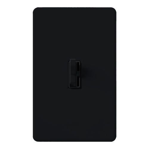 Lutron AY-10PH-BL Ariadni 1000W Incandescent / Halogen Single Pole Preset Dimmer in Black