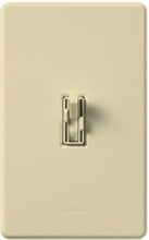 Lutron AY2-LFSQ-IV Ariadni 300W & 1.5A Single Pole Incandescent / Halogen Dimmer and 3-Speed Fan Control in Ivory