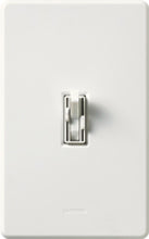Lutron AY2-LFSQ-WH Ariadni 300W & 1.5A Single Pole Incandescent / Halogen Dimmer and 3-Speed Fan Control in White