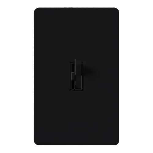 Lutron AYFSQ-F-BL Ariadni 120V 1.5A Single Pole/3-Way 3-Speed Fan Control in Black