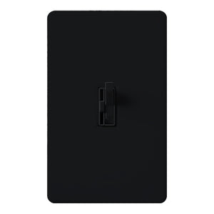 Lutron AYFSQ-F-BL Ariadni 120V 1.5A Single Pole/3-Way 3-Speed Fan Control in Black