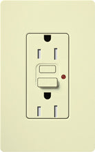 Lutron CAR-15-GFTRH-AL Claro Tamper Resistant 15A GFCI Receptacle in Almond (Replaced by CAR-15-GFST-AL)