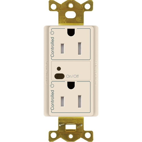 Lutron Vive CAR2S-15-DTR-LA 15A Duplex Wireless Receptacle