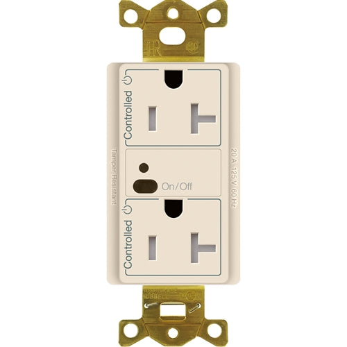 Lutron Vive CAR2S-20-DTR-LA 20A Duplex Wireless Receptacle