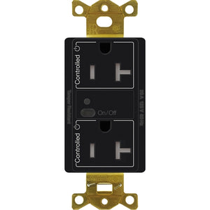 Lutron Vive CAR2S-20-STR-BL 20A Split  Wireless Receptacle