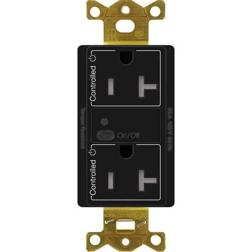 Lutron Vive CAR2S-20-STR-BL 20A Split  Wireless Receptacle
