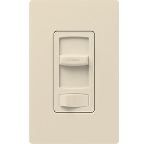 Lutron CTCL-153PDH-LA Skylark Contour 600W Incandescent, 150W CFL or LED Single Pole / 3-Way Dimmer in Light Almond