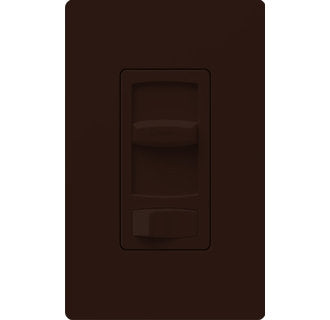 Lutron CTCL-153PH-BR Skylark Contour 600W Incandescent, 150W CFL or LED Single Pole / 3-Way Dimmer in Brown