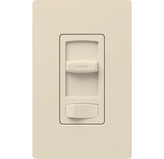 Lutron CTCL-153PH-LA Skylark Contour 600W Incandescent, 150W CFL or LED Single Pole / 3-Way Dimmer in Light Almond