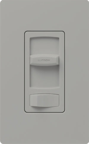 Lutron CTFSQ-F-GR Skylark Contour 120V / 1.5A 3-Speed Single Pole Fan Control in Gray