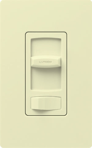 Lutron CTFSQ-FH-AL Skylark Contour 120V / 1.5A 3-Speed Single Pole Fan Control in Almond