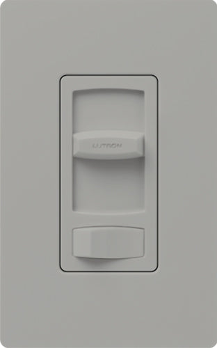 Lutron CTFSQ-FH-GR Skylark Contour 120V / 1.5A 3-Speed Single Pole Fan Control in Gray