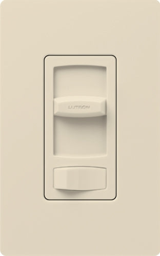 Lutron CTFSQ-FH-LA Skylark Contour 120V / 1.5A 3-Speed Single Pole Fan Control in Light Almond