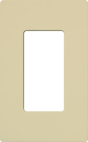 Lutron CW-1-IV Claro Screwless Wallplate 1 Gang in Ivory