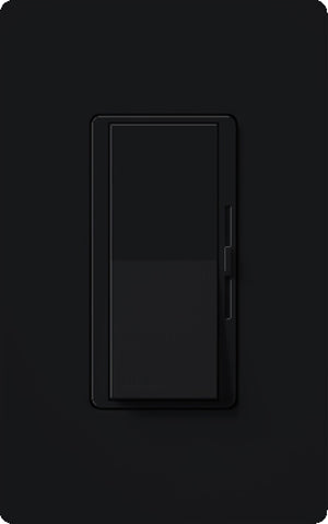 Lutron DV-603PGH-BL Diva 600W Incandescent / Halogen Single Pole / 3-Way Eco-Dimmer in Black