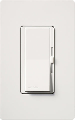 Lutron DVELV-300P-WH Diva 300W Electronic Low Voltage Single Pole Dimmer in White