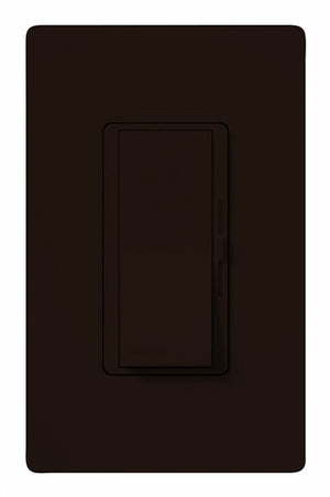 Lutron DVRP-253P-BR Diva 250W Dimmable LED or CFL, 500W Incandescent/Halogen, 500W ELVWith Halogen, Single Pole / 3-Way Reverse-Phase Dimmer in Brown