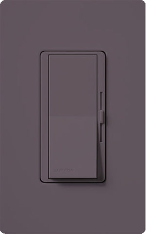 Lutron DVSCCL-153P-PL Diva Satin 600W Incandescent, 150W CFL or LED Single Pole / 3-Way Dimmer in Plum